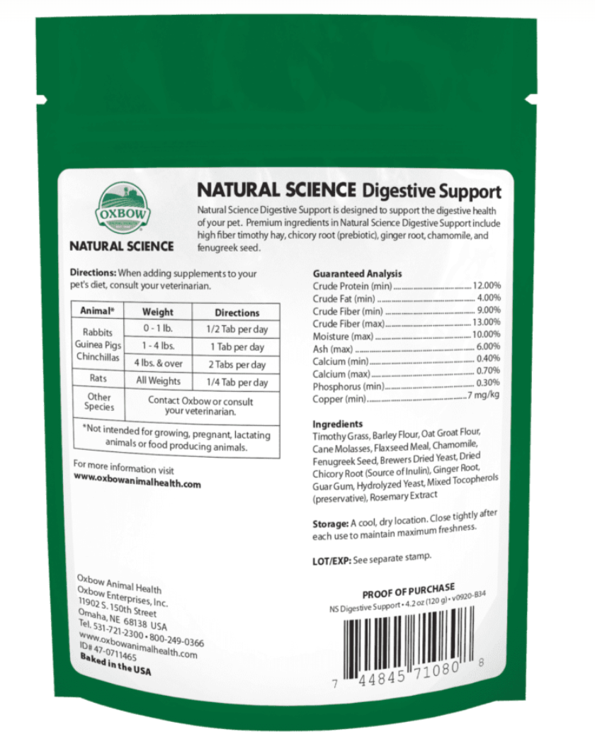 Oxbow Digestive Supplement