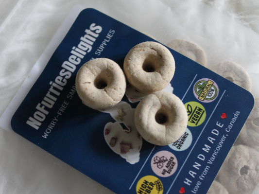No Furries Delights - Banana Donuts